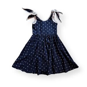 Alice + Ames bow tank ballet dress (blue stars)